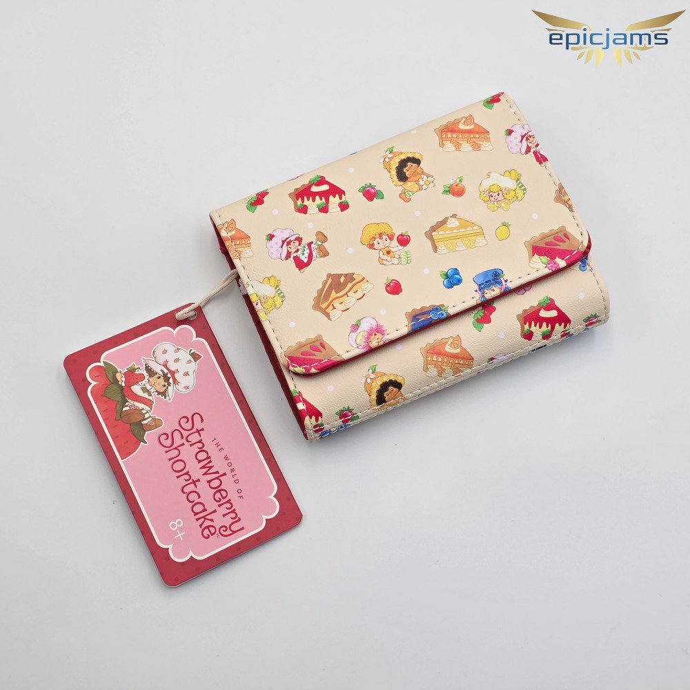 Loungefly Strawberry Shortcake Pie Toss Mini Wallet New